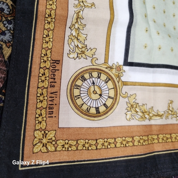 Roberta Viviani Handkerchief Cotton Brandnew - Picture 7 of 7